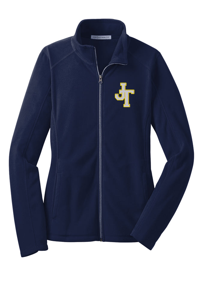 Jefferson Cheer Navy Port Authority® Microfleece Jacket F223 w/ JT Design Embroidered on Left Chest