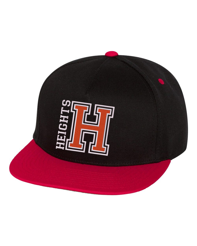 Height Yupoong - Classics™ Flat Bill Cap - 6007 w/ HEIGHTS OG logo on Front.