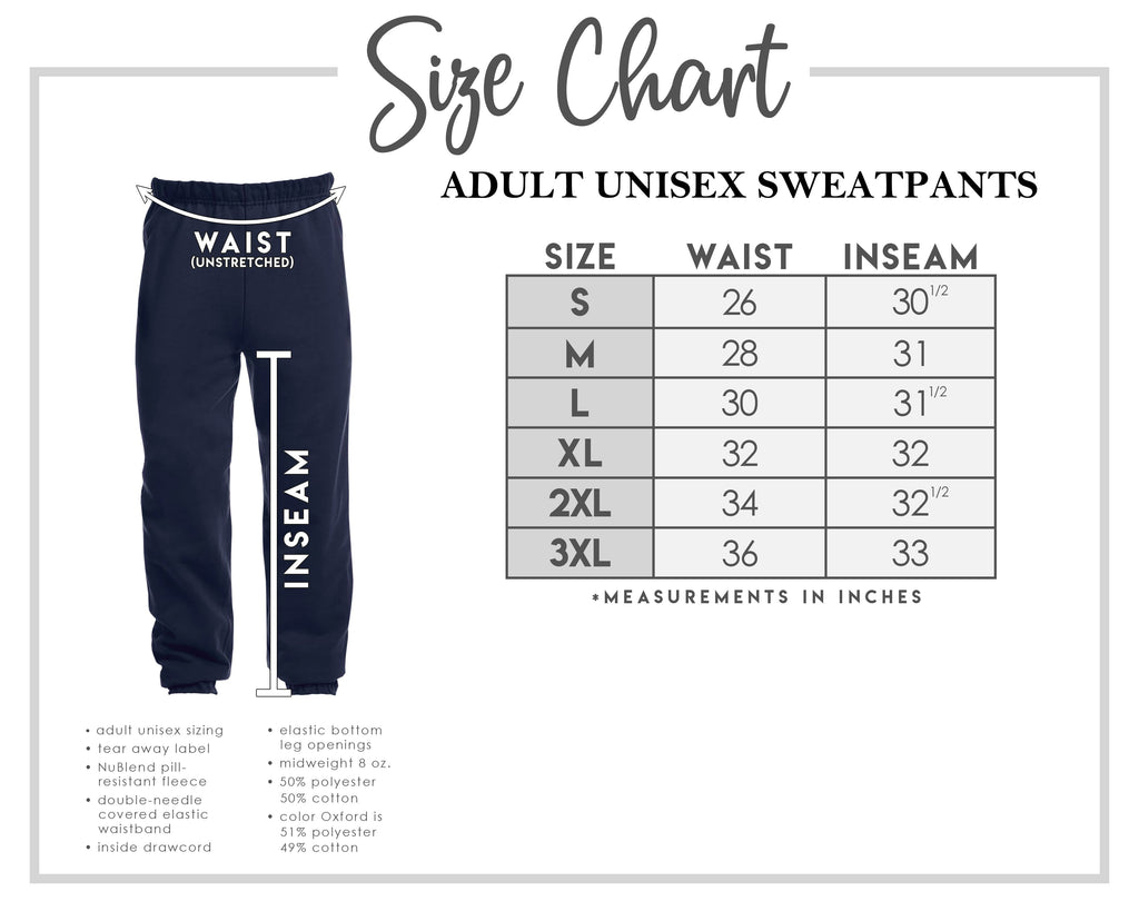 bloomingdale pta royal jerzees - nublend® sweatpants - 973br w/ bloomingdale down leg..