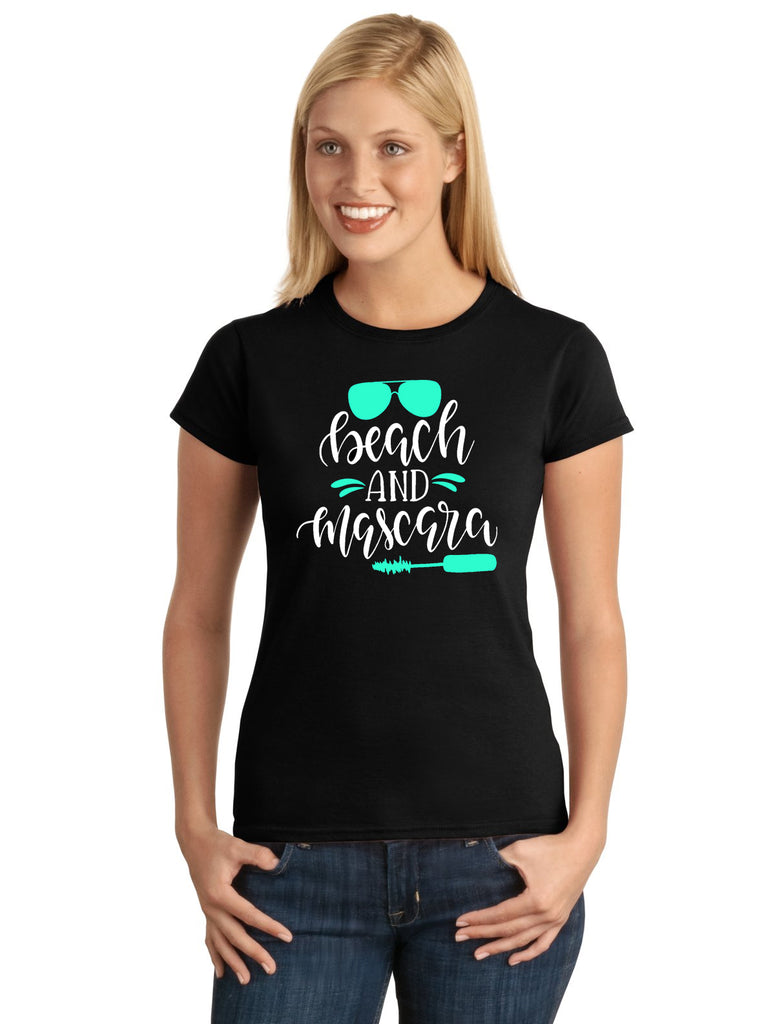 Beach & Mascara Graphic Transfer Design Shirt