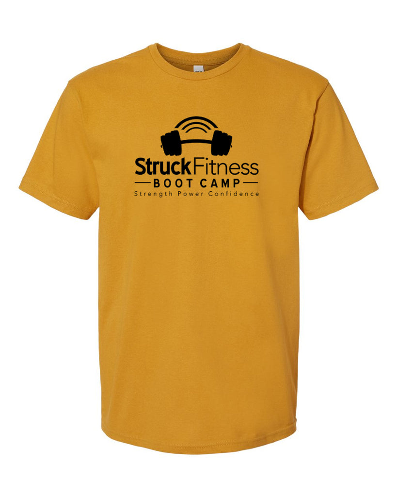 struck fitness next level - next level - ideal crew tee - 1800 - w/ black out logo