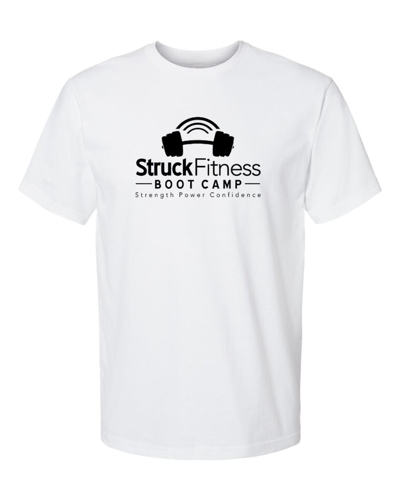 struck fitness next level - next level - ideal crew tee - 1800 - w/ black out logo