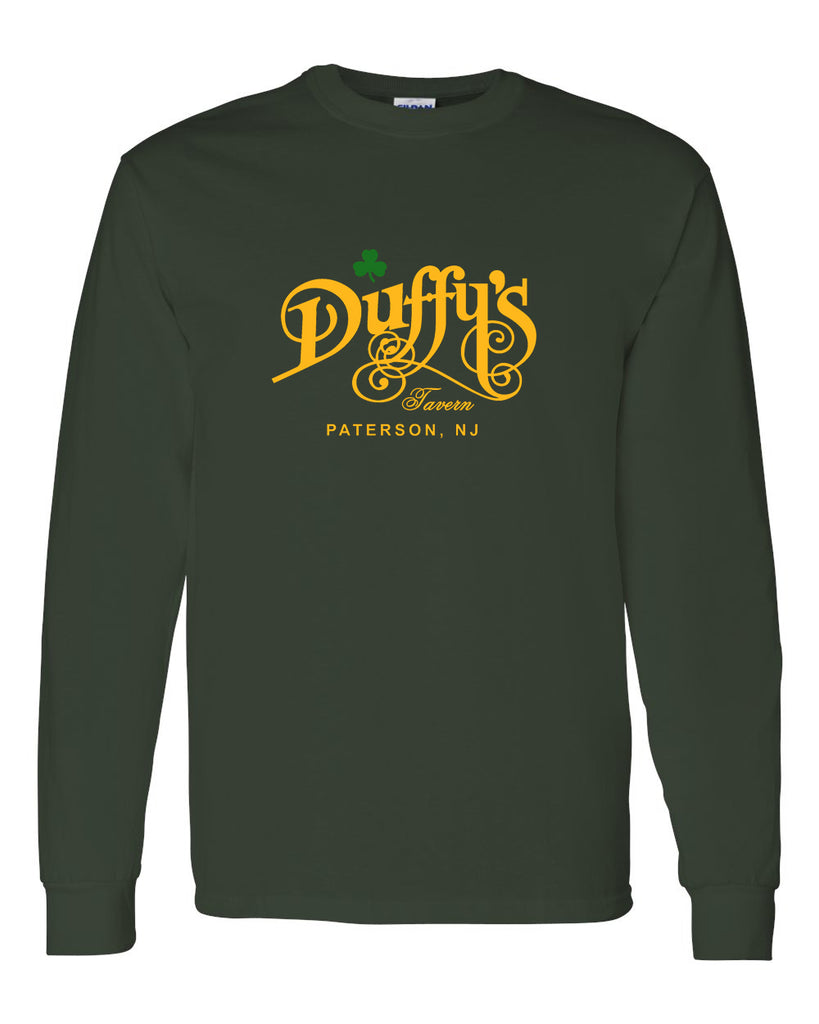 Duffy's Tavern Gildan - Heavy Cotton™ Long Sleeve T-Shirt w/ Duffy's Logo V1 on Front