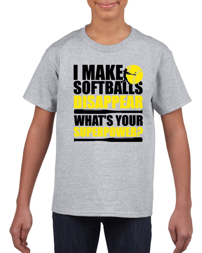 i make softballs disappear graphic transfer design shirt