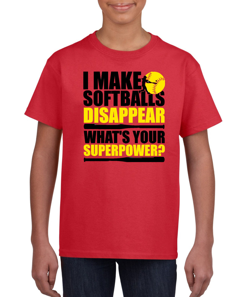 i make softballs disappear graphic transfer design shirt