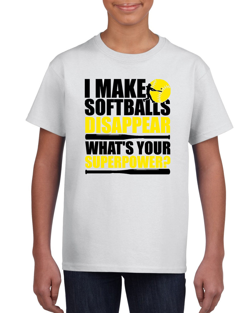 i make softballs disappear graphic transfer design shirt