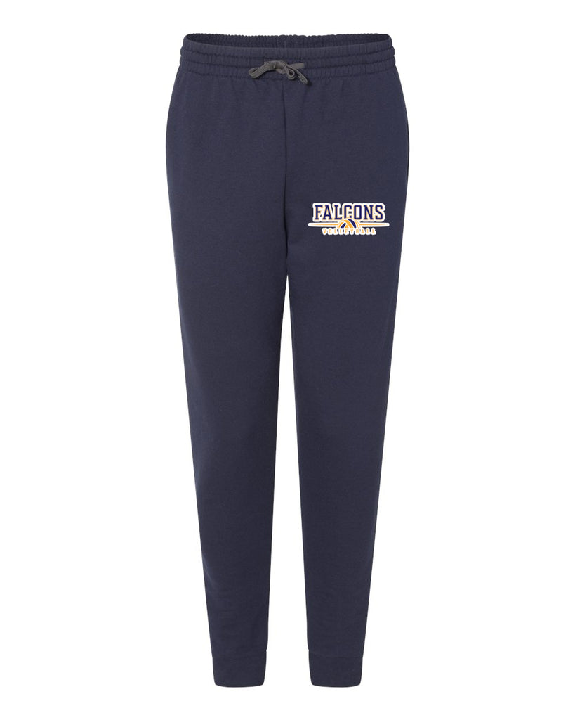 JTHS Falcons JERZEES - Nublend® Joggers - 975MPR - NAVY w/ Small Logo on Hip