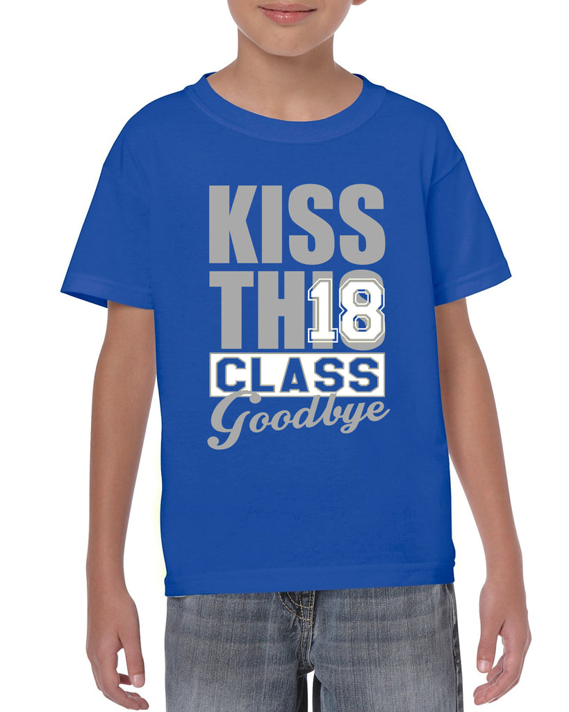 kiss this class goodbye 2018 v1 graphic transfer design shirt
