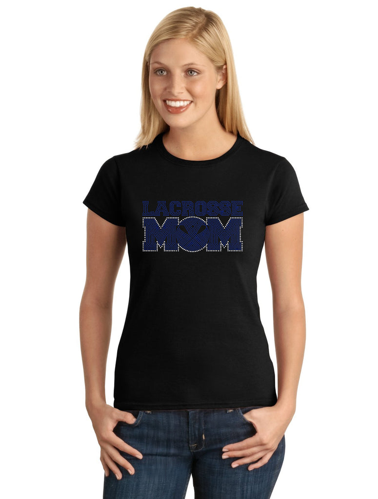 Lacrosse Mom V1 Spangle Bling Design
