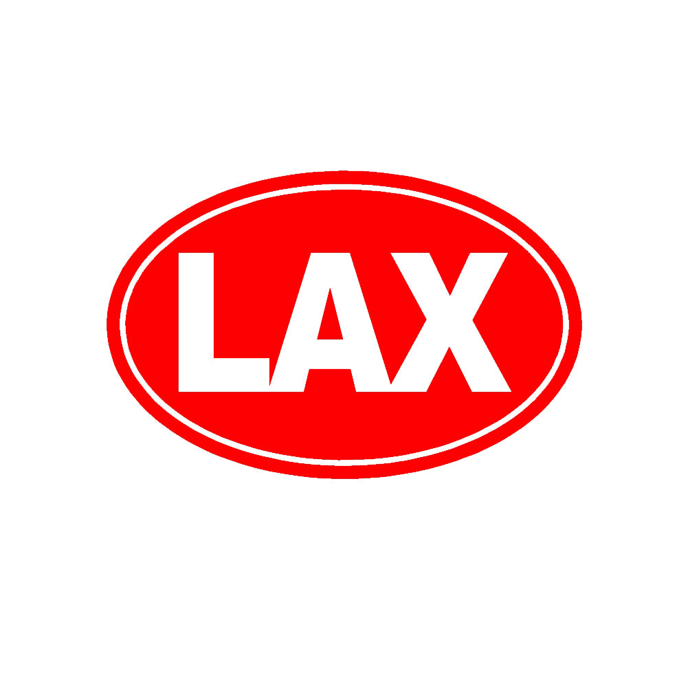 lax oval solid single color transfer type decal