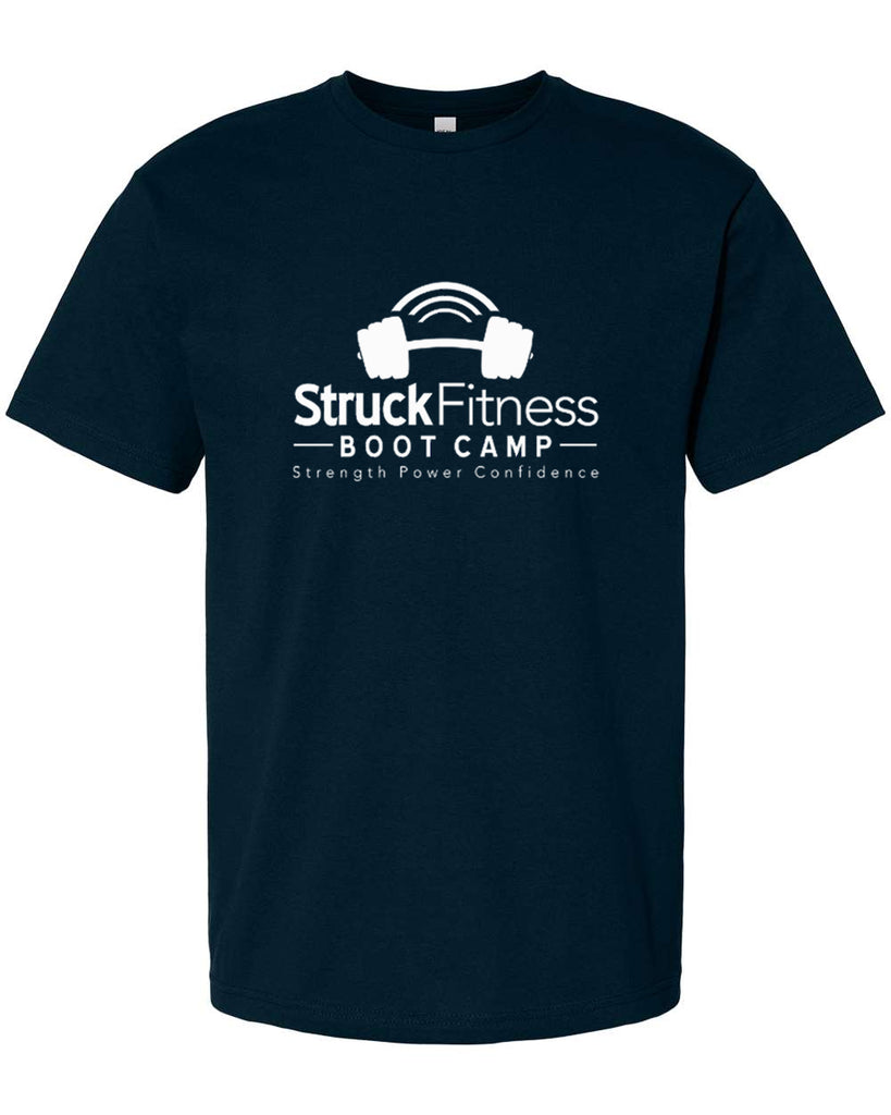 struck fitness next level - next level - ideal crew tee - 1800 - w/ white out logo