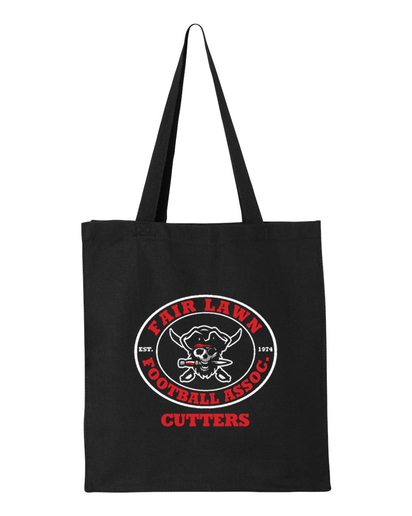 FLFA Black Q-Tees - 14L Shopping Bag w/ FLFA Cheer/Football Logo on Front