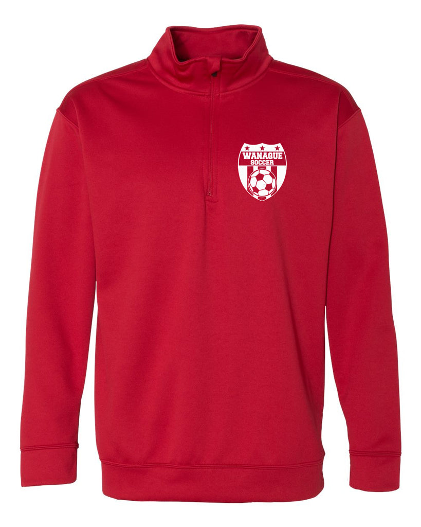 Wanaque Soccer Performance® Tech Quarter-Zip Pullover Sweatshirt with Small Left Chest Logo