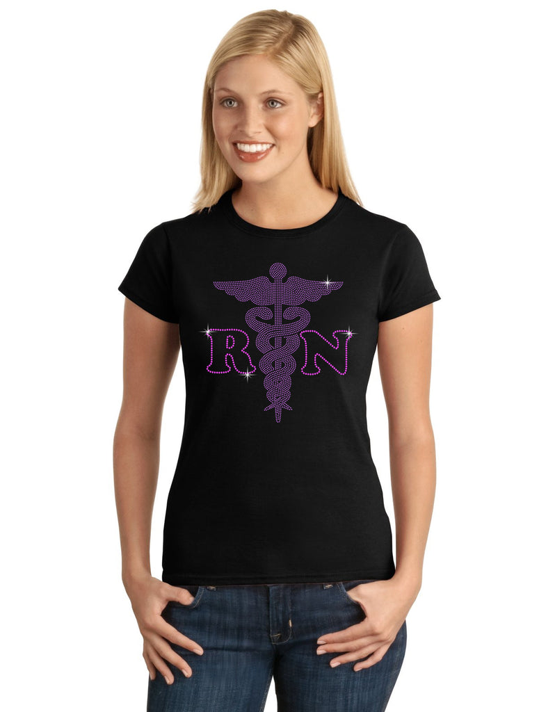 Registered Nurse RN V1 Spangle Bling Design