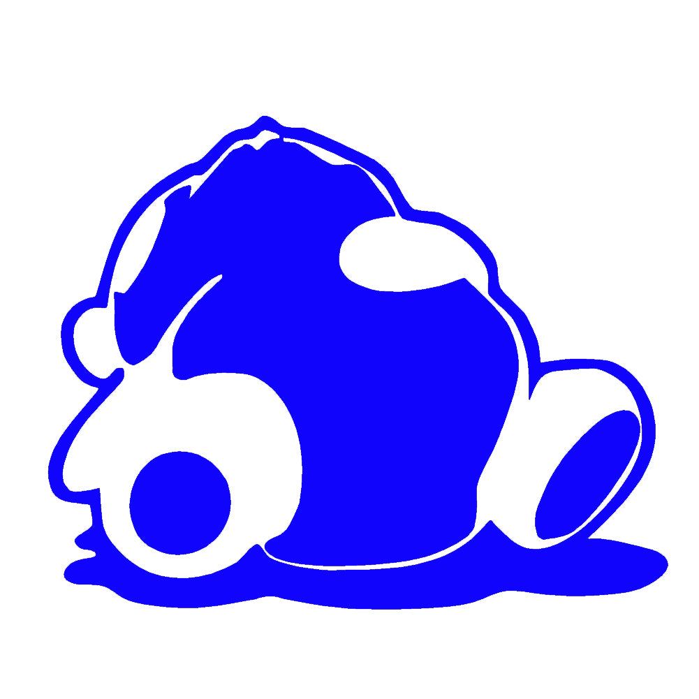 sleeping panda jdm tuner v1 single color transfer type decal
