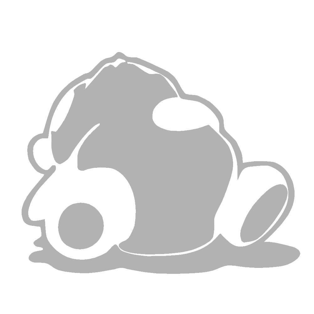 sleeping panda jdm tuner v1 single color transfer type decal
