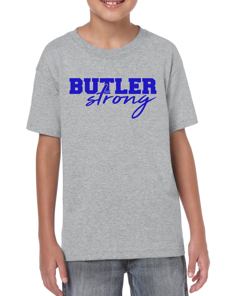 butler strong graphic design shirt