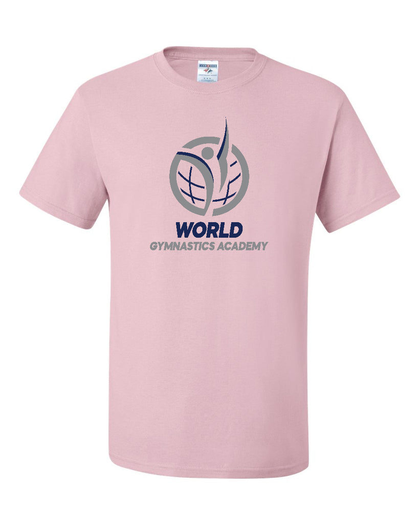 World Gymnastics JERZEES - Dri-Power® 50/50 T-Shirt - 29MR w/ 2 Color Design on Front