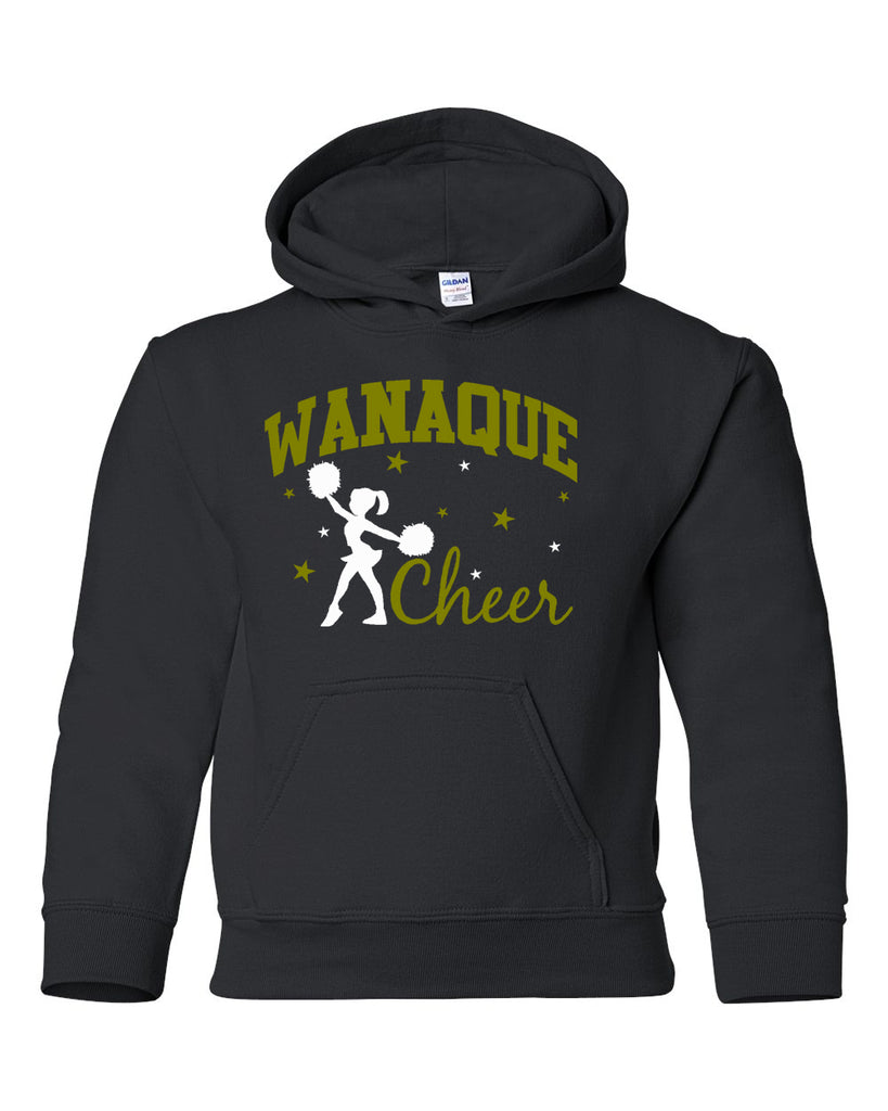 WANAQUE Cheer Heavy Cotton Shirt w/ Wanaque Cheer Girl Design.