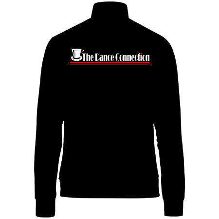 tdc - black/red medalist jacket 2.0 w/ tdc top hat on back & tdc logo front left chest.