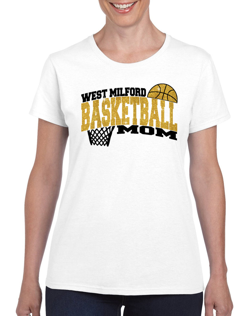 West Milford Basketball Mom Design-1618 Graphic Transfer Design Shirt