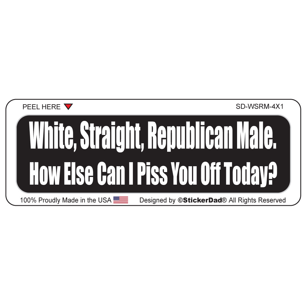 White, Straight, Republican Male Funny 1