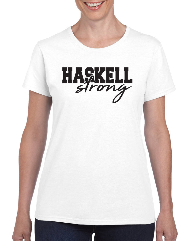 haskell strong graphic design shirt