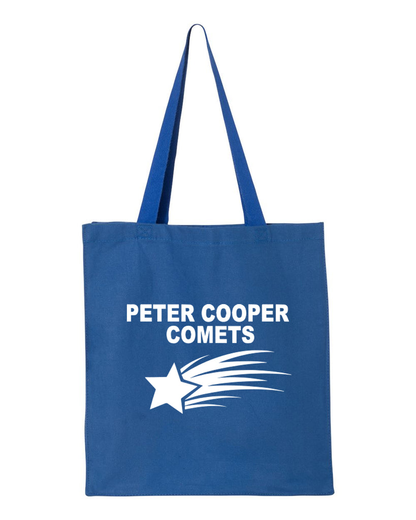 Peter Cooper Comets Royal Reusable Shopping Bag Q125300 w/ Logo 1 on Front
