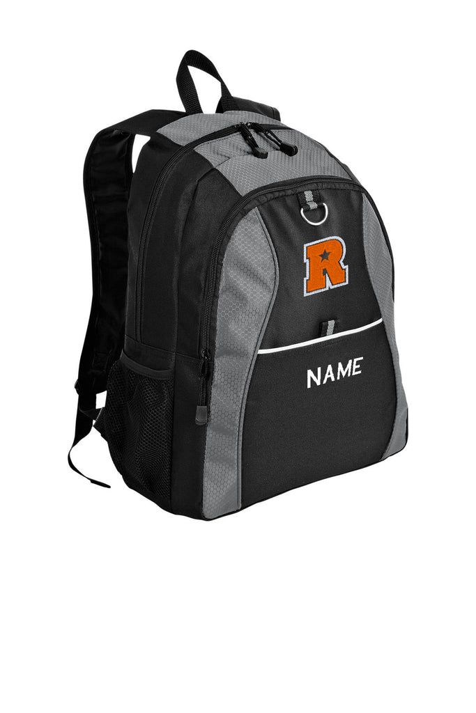 Ringwood Rattlers Port Authority® Contrast Honeycomb Backpack w/ 2 Color R-Star Design Embroidered on Front