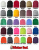 CUSTOM TEXT Embroidered Cuffed Beanie Hat