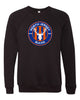 NJ Bucks Sponge Fleece Raglan Crewneck Sweatshirt - 3901 w/ NJB Circle Logo on Front