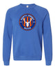 NJ Bucks Sponge Fleece Raglan Crewneck Sweatshirt - 3901 w/ NJB Circle Logo on Front