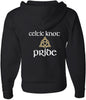 Celtic Knot - Black - JERZEES - NuBlend® Full-Zip Hooded Sweatshirt - 993MR w/ Celtic Pride Design on Left Chest & Back