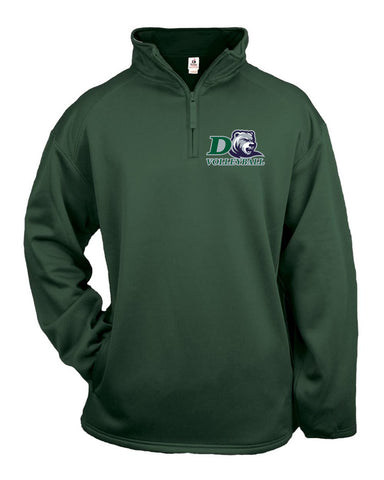 Drew Volleyball Badger - Hook Hooded Sweatshirt - 1262 w/ 4 Color V2 Design on Front.