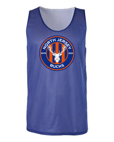 NJ Bucks Badger - B-Core Sport Shoulders T-Shirt - 4120 w/ NJB Circle Logo on Front