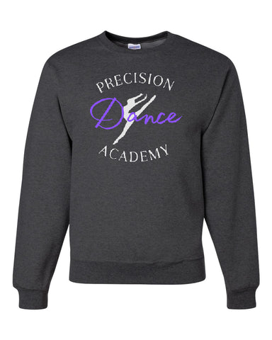 Precision Dance BC - Women’s Relaxed Jersey V-Neck Tee - 6405 w/ Purple DANCE MOM Design on Front.