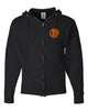 Erskine Lakes JERZEES - NuBlend® Full-Zip Hooded Sweatshirt - 993MR w/ ELPOA Design Embroidered on Left Chest