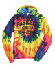 Haskell School Dyenomite - RAINBOW BOLD Blended Hooded Sweatshirt - 854MS w/ HSNJ Design on Front