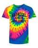 Haskell School Dyenomite - RAINBOW FLO Multi-Color Tie Dye Tee - 20BMS w/ HSNJ Design on Front