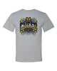 West Milford Cheerleading - Sport Gray Short Sleeve Tee w/ HIGHLANDER CHEER 948 Design on Front.