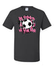 Lakeland Jr Soccer Club - JERZEES - Dri-Power® 50/50 T-Shirt - 29MR w/ In October We Wear Pink Design on Front.