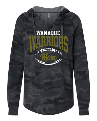Wanaque Warriors Football Black Sportsman - Solid 12" Cuffed Beanie - SP12 w/ Warrior W Embroidered on Front.