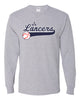 Jr. Lancers Baseball JERZEES - Dri-Power® Long Sleeve 50/50 T-Shirt - 29LSR w/ JRL Logo on Front.