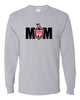 Lakeland Jr Soccer Club - Sport Gray JERZEES - Dri-Power® Long Sleeve 50/50 T-Shirt - 29LSR w/ MOM Design on Front.