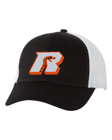 Ringwood Rattlers 2 Tone Hat with Embroidered R Logo on Front.