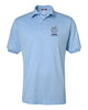 World Gymnastics JERZEES - SpotShield® 50/50 Polo - 437MSR w/ 2 Color V1 Logo Design Embroidered on Front Left Chest