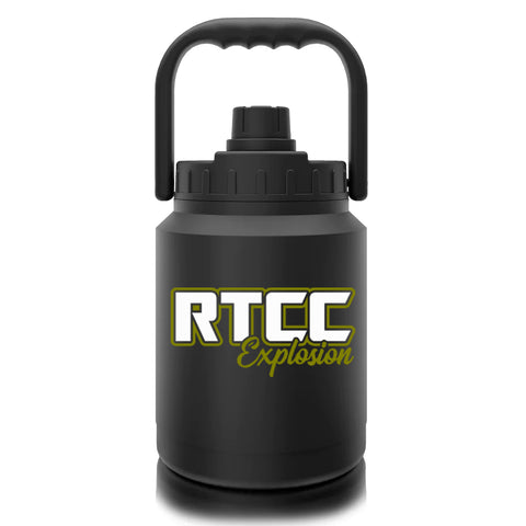 RTCC Black Legging Pants w/ 2 Color Spangle Logo down Leg.