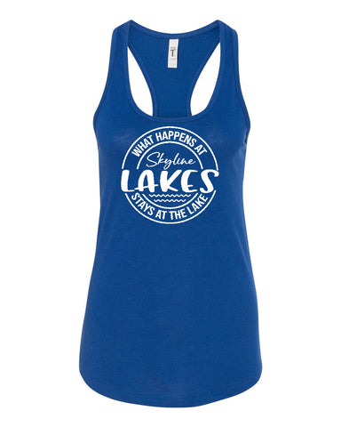 Skyline Lakes Short Sleeve Tee w/ Shield Logo Front & SLPOA Logo on Back