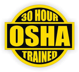 30 hours osha trained 2