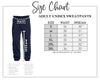 bloomingdale pta black jerzees - nublend® sweatpants - 973br w/ varsity b on hip.